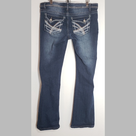 Rue21 Denim - Rue 21 Midrise Slim Boot Embroidered Jean 9/11